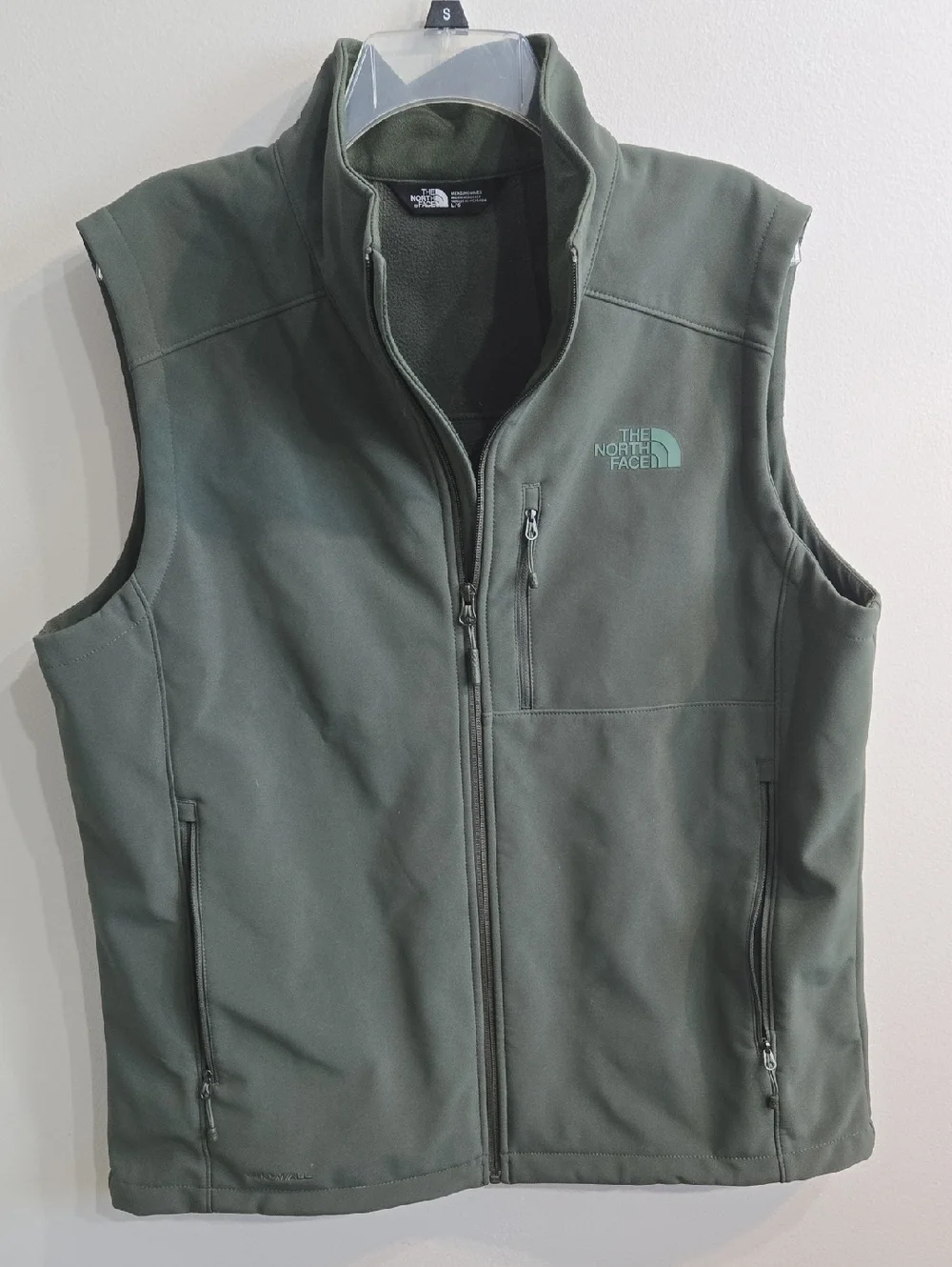 Men’s North Face Green Golf Warm Weather Vest Sz Large